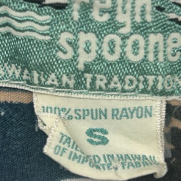 Reyn Spooner Shirt Hawaiian Size Small Hollywood California Vintage - Picture 8 of 13